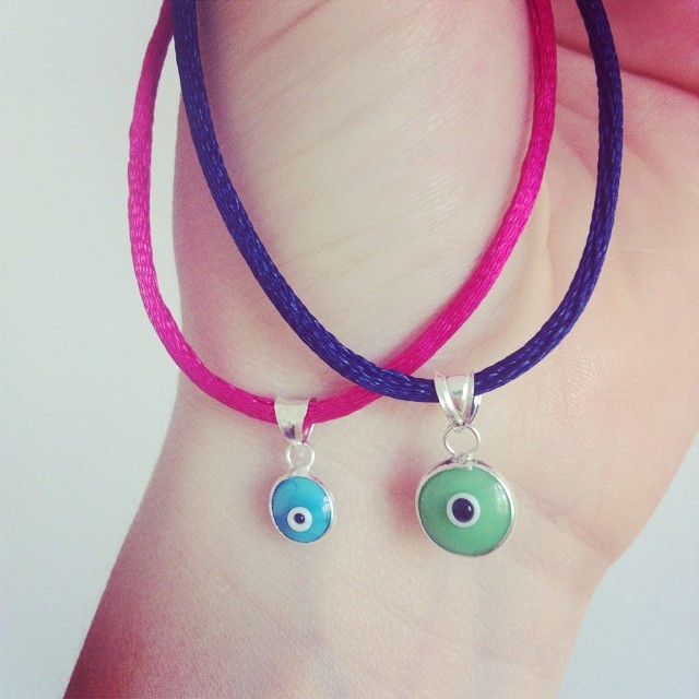First set of our new evileye bracelets! #vonhey #vonheyberlin #evileye #evileyecharm #bracelets